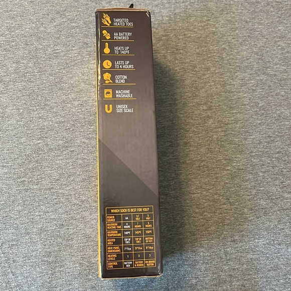 NWT Action Heat unisex heated socks - Picture 5 of 5
